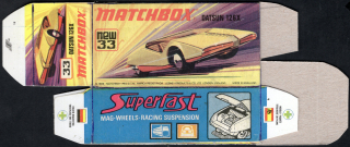Replika Box - Matchbox Superfast - No.33 Datsun 126X