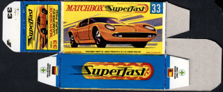 Replika Box - Matchbox Superfast - No.33 Lamborghini Miura P400
