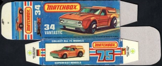 Replika Box - Matchbox Superfast - No.34 Vantastic