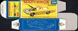 Replika Box - Matchbox Superfast - No.36 Opel Diplomat