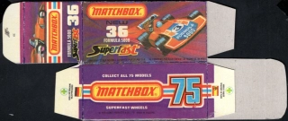 Replika Box - Matchbox Superfast - No.36 Formula 5000
