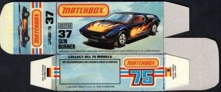 Replika Box - Matchbox Superfast - No.37 Sun Burner
