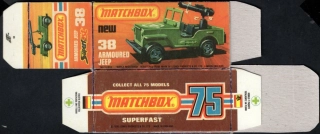 Replika Box - Matchbox Superfast - No.38 Armoured Jeep