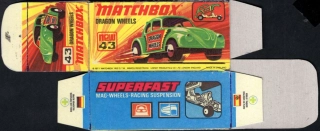 Replika Box - Matchbox Superfast - No.43 Dragon Wheels