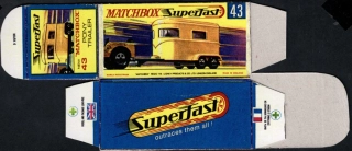 Replika Box - Matchbox Superfast - No.43 Pony Trailer