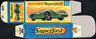 Replika Box - Matchbox Superfast - No.45 Ford Group 6