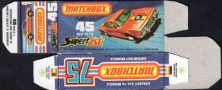 Replika Box - Matchbox Superfast - No.45 BMW 30 CSL