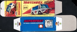 Replika Box - Matchbox Superfast - No.46 Stretcha Fetcha Ambulance