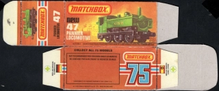 Replika Box - Matchbox Superfast - No.47 Pannier Locomotive