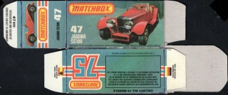 Replika Box - Matchbox Superfast - No.47 Jaguar SS100