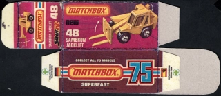 Replika Box - Matchbox Superfast - No.48 Sambron Jacklift