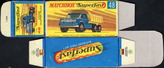 Replika Box - Matchbox Superfast - No.48 Dodge Dumper Truck