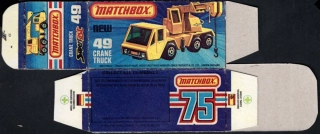 Replika Box - Matchbox Superfast - No.49 Crane Truck