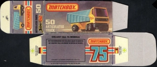 Replika Box - Matchbox Superfast - No.50 Articulated Truck