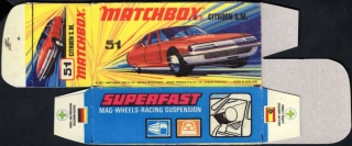 Replika Box - Matchbox Superfast - No.51 Citroen S.M.
