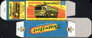 Replika Box - Matchbox Superfast - No.51 8 Wheel Tipper