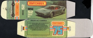Replika Box - Matchbox Superfast - No.52 BMW M1