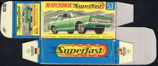 Replika Box - Matchbox Superfast - No.53 Ford Zodiac MK. IV