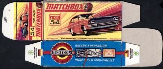Replika Box - Matchbox Superfast - No.54 Ford Capri