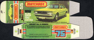Replika Box - Matchbox Superfast - No.55 Ford Cortina
