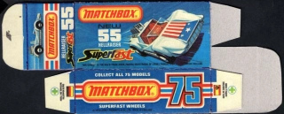 Replika Box - Matchbox Superfast - No.55 Hellraiser