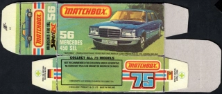 Replika Box - Matchbox Superfast - No.56 Mercedes 450 SEL