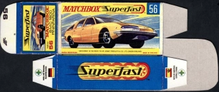 Replika Box - Matchbox Superfast - No.56 BMC 1800 Pininfarina
