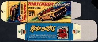 Replika Box - Matchbox Superfast - No.57 Wild Life Truck