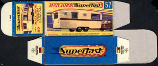 Replika Box - Matchbox Superfast - No.57 Trailer Caravan