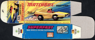 Replika Box - Matchbox Superfast - No.58 Woosh-N-Push