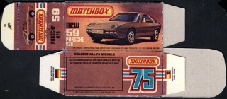 Replika Box - Matchbox Superfast - No.59 Porsche 928