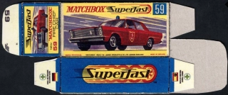 Replika Box - Matchbox Superfast - No.59 Fire Chief Car