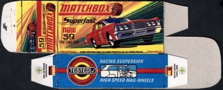Replika Box - Matchbox Superfast - No.59 Mercury Fire Chief