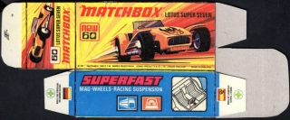 Replika Box - Matchbox Superfast - No.60 Lotus Super Seven
