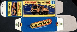 Replika Box - Matchbox Superfast - No.63 Dodge Crane Truck