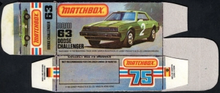 Replika Box - Matchbox Superfast - No.63 4x4 Dodge Challenger