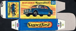 Replika Box - Matchbox Superfast - No.64 MG. 1100.