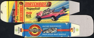 Replika Box - Matchbox Superfast - No.64 Slingshot Dragster