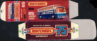 Replika Box - Matchbox Superfast - No.65 Airport Coach
