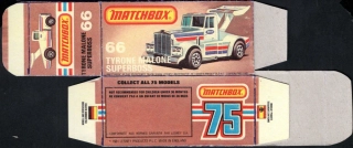 Replika Box - Matchbox Superfast - No.66 Tyrone Malone Superboss