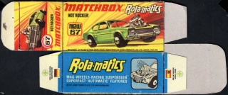 Replika Box - Matchbox Superfast - No.67 Hot Rocker