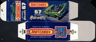 Replika Box - Matchbox Superfast - No.67 Hot Rocker