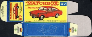 Replika Box - Matchbox Superfast - No.67 Volkswagen 1600TL