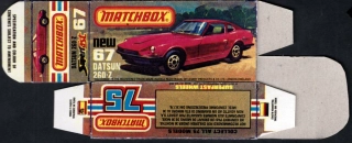 Replika Box - Matchbox Superfast - No.67 Datsun 260-Z