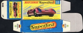 Replika Box - Matchbox Superfast - No.68 Porsche 910