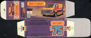 Replika Box - Matchbox Superfast - No.68 Chevrolet Van
