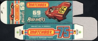 Replika Box - Matchbox Superfast - No.69 Turbo Fury
