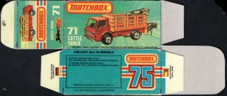 Replika Box - Matchbox Superfast - No.71 Cattle Truck