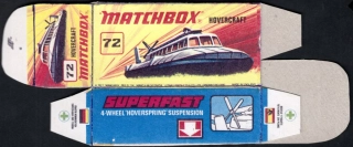 Replika Box - Matchbox Superfast - No.72 Hovercraft