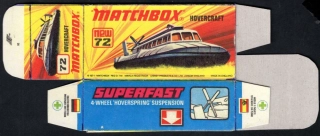 Replika Box - Matchbox Superfast - No.72 New Hovercraft